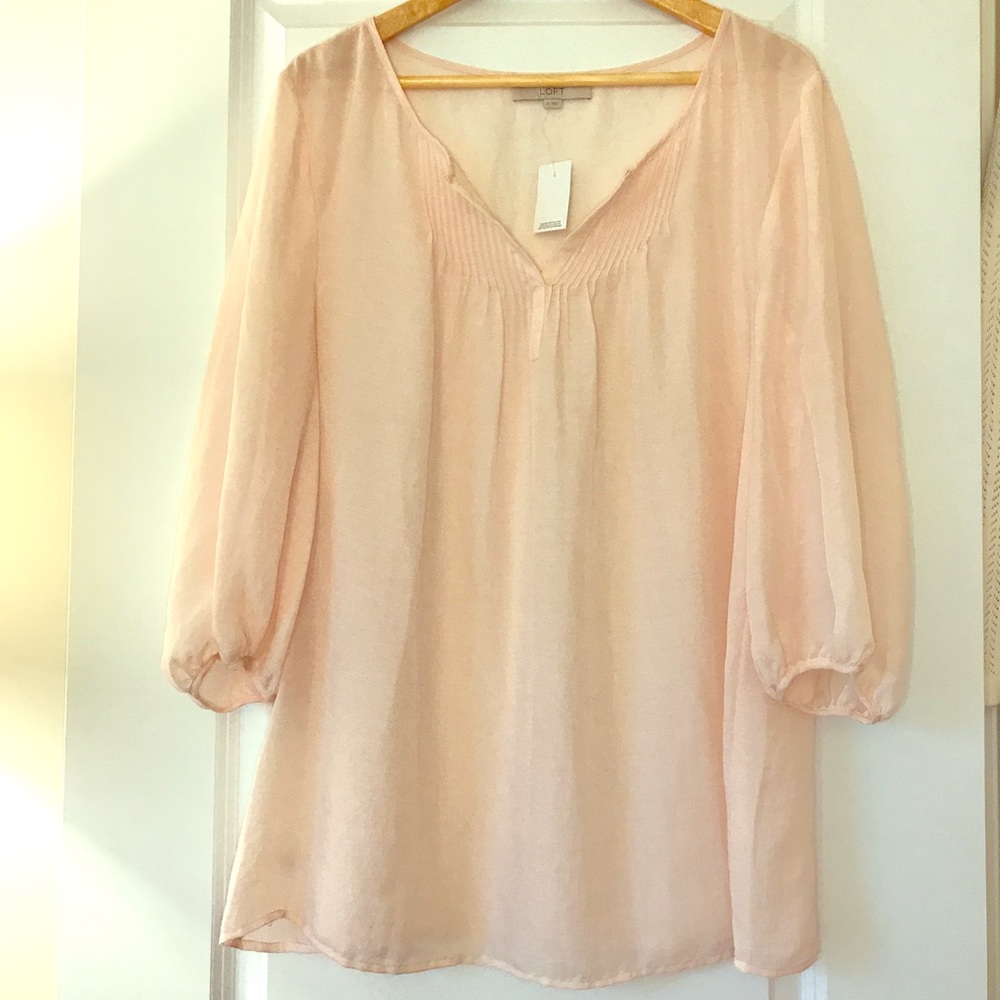 **FINAL PRICE!** NWT LOFT Delicate Soft Pink Tunic